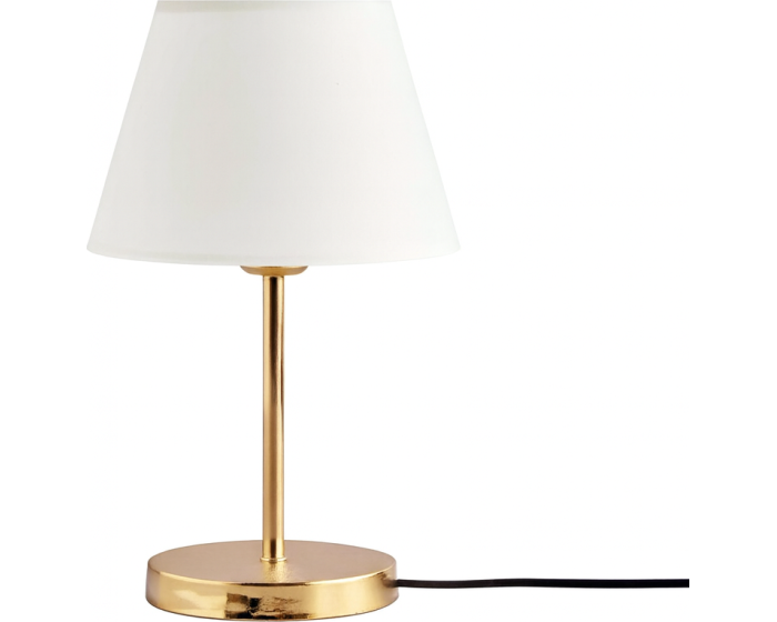 Stolní lampa Shade II bílá/zlatá