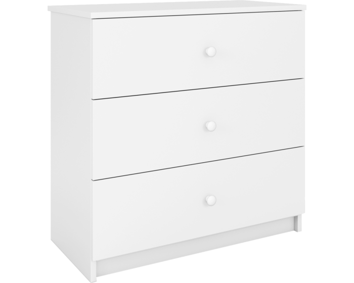 Komoda Babydreams 80 cm bílá