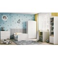Komoda Babydreams 80 cm bílá
