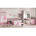 Komoda Babydreams 80 cm princezna a poník růžová