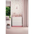 Komoda Babydreams 80 cm růžová