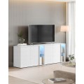 Komoda Homes s LED osvětlením 100 cm bílá