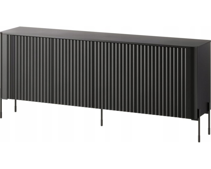 Komoda Vera 190 cm černá