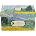 Sada 2 ks porcelánových hrnků Van Gogh WHEAT FIELD WITH CYPRESSES 350 ml modrá