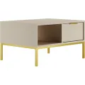 Konferenční stolek Austin 80 cm kašmír/zlatá