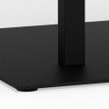 Konferenční stolek Carballo 122 cm šedý/černý