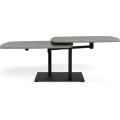 Konferenční stolek Carballo 122 cm šedý/černý
