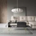 Konferenční stolek Harmony Va 97 cm černý/černý mramor