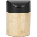 Odpadkový koš NOYA 1 L černý/bambus natural