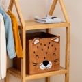Dětský úložný box Leopard hnědý