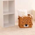 Dětský úložný box Leopard hnědý