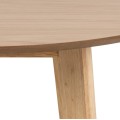 Kulatý jídelní stůl Roxby 105 cm dub přírodní