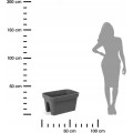 Balkonový truhlík Lys 45 cm antracit