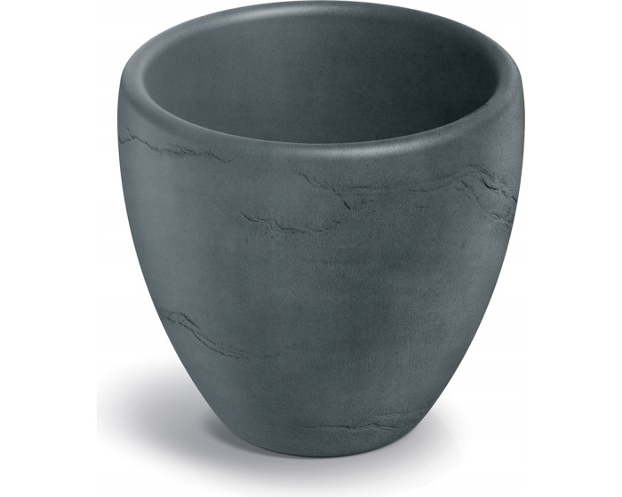 Plastový květináč CANOLOS betonově šedý