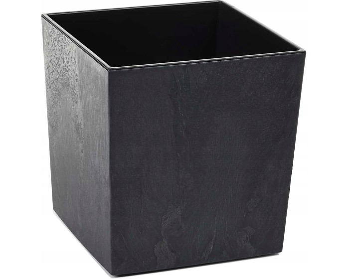 Květináč Flore 25x25 cm černý beton