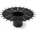 Květináč STRIPPED ECO VII 19 cm černý