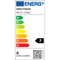 LED žárovka svíčka E-27 230V 6W teplá bílá