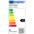 Smart LED žárovka GLS 5W E-27 CCT COG Milky s variabilní barvou světla