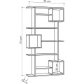 Moderní knihovna Houseland Soto bílá