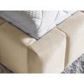 Dvoulůžková postel LAMICA II 160x200 s LED osvětlením Monolith 04 béžová