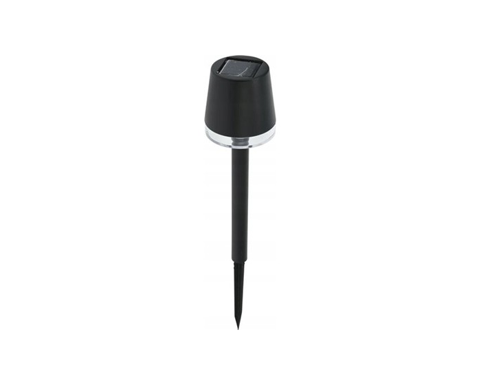 Solární LED lampa Seldon 29 cm černá