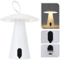 Stolní USB LED lampa BOLETE 17 cm bílá