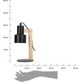 Stolní lampa FJELL 32 cm černá 