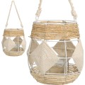 Lucerna BOHO 23 cm hnědá