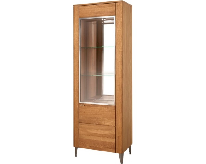Vitrína Latina 10 z masivu 70 cm dub medový