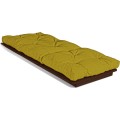 Rozkládací futonové křeslo LAYTI 03 90 cm z masivu/zelené