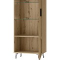 Vitrína Limbo 11 65 cm z masivu s LED osvětlením dub Artisan