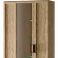 Vitrína Limbo 12 95 cm z masivu s LED osvětlením dub Artisan