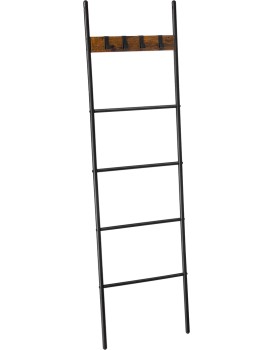 Žebřík na ručníky Vasagle COZY černý