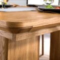 Jídelní rozkládací stůl London 40 160/240 cm z masivu dub přírodní