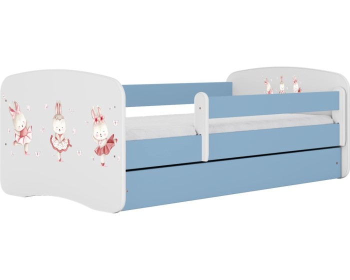 Dětská postel Babydreams králíčci modrá