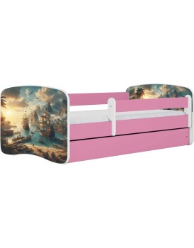 Dětská postel Babydreams loď růžová
