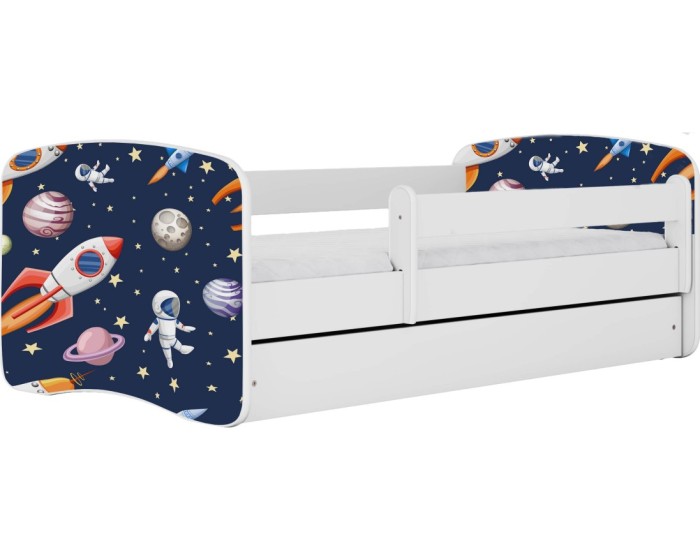 Dětská postel Babydreams vesmír bílá