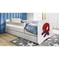 Dětská postel Babydreams superhrdina bílá