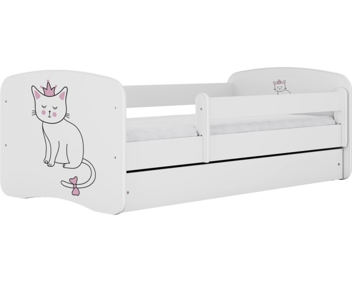 Dětská postel Babydreams kočka bílá