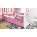 Dětská postel Babydreams kočka růžová