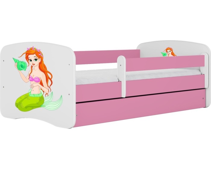 Dětská postel Babydreams mořská panna růžová