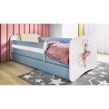 Dětská postel Babydreams tanečnice modrá