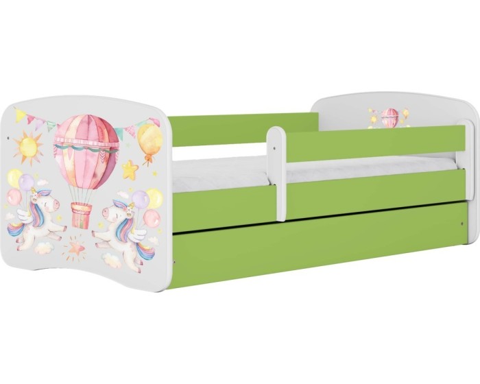 Dětská postel Babydreams balón zelená