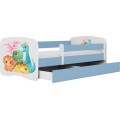 Dětská postel Babydreams dinosauři modrá