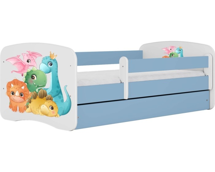 Dětská postel Babydreams dinosauři modrá