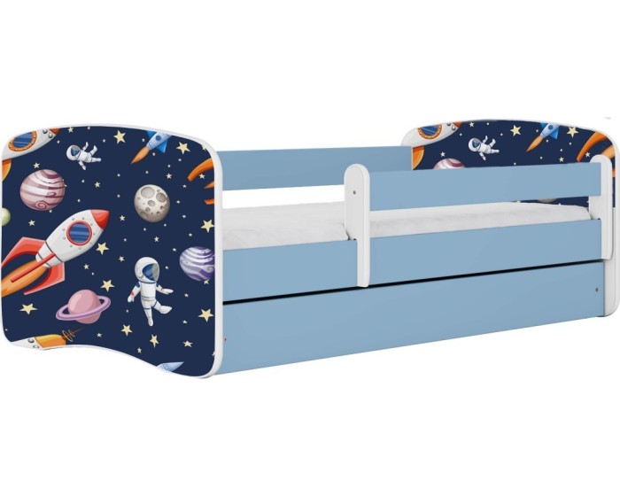Dětská postel Babydreams vesmír modrá