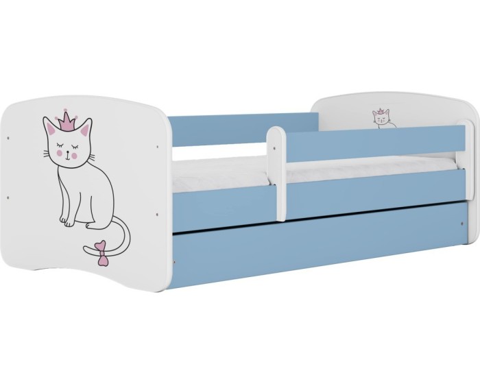 Dětská postel Babydreams kočka modrá