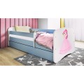 Dětská postel Babydreams princezna modrá
