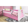 Dětská postel Babydreams princezna růžová