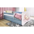 Dětská postel Babydreams medvídek modrá